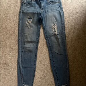 KUT from the Kloth Women's Distressed Blue Jeans